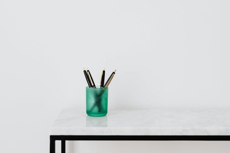 sage green desk accessories