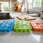 silicone ice cube trays