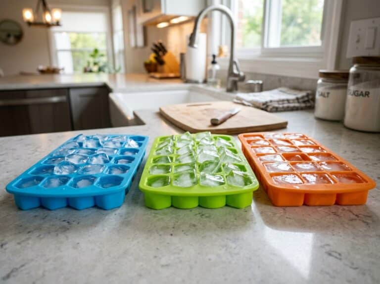 silicone ice cube trays
