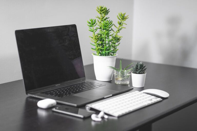 green desk accessories